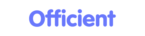 Logo of HR-platform Officient, which can be integrated with Siffi